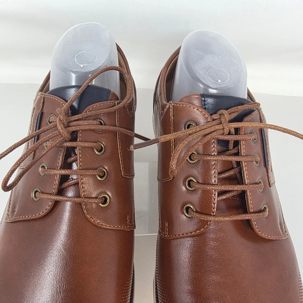 Bruno Marc Dress Shoes Mens Size 12 LG19008M Brown Casual Oxford Excellent